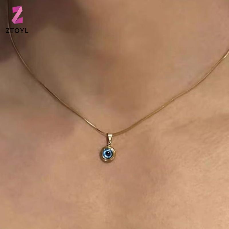 Null Angel Eyes Clavicle Chain Evil Eye Nelace สําหรับชายผู้หญิง Evil Eye Choker แฟชั่นเครื่องประดับ