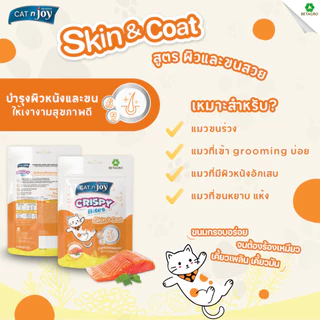 CAT n joy Crispy Bite Functional ขนมแมวกรุบกรอบเสริมวิตามิน ขนาด 50 g