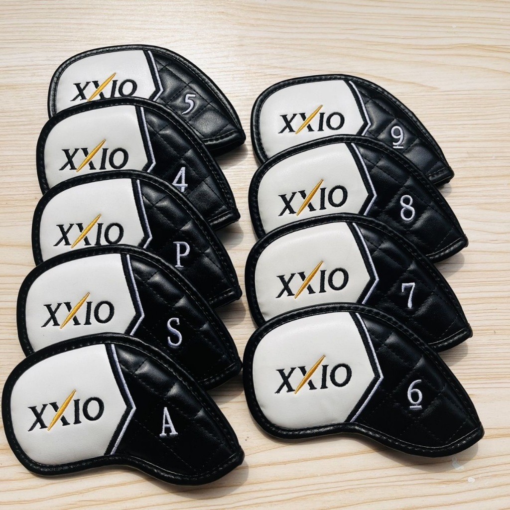 XX1O Golf Irons Cover Simple Fashion Number Irons Wedges Club Protector Headcover Golf Headcover - รูปที่ 3