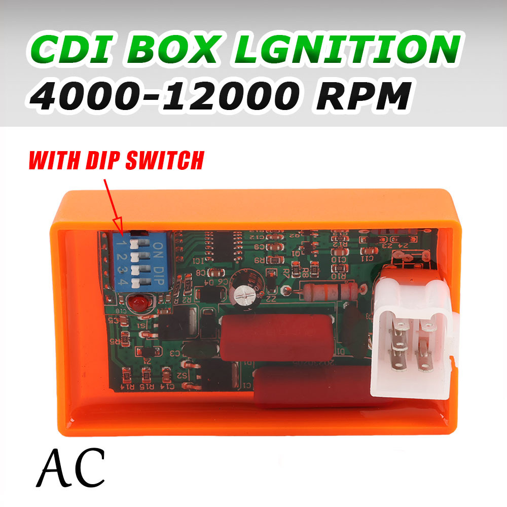 รถจักรยานยนต์ POP100 CDI พร้อม YX140แข่งสวิทช์ไฟต่ำ EX5 YX160 BIZ100 4/5PIN AC จำกัดความเร็ว4000-120
