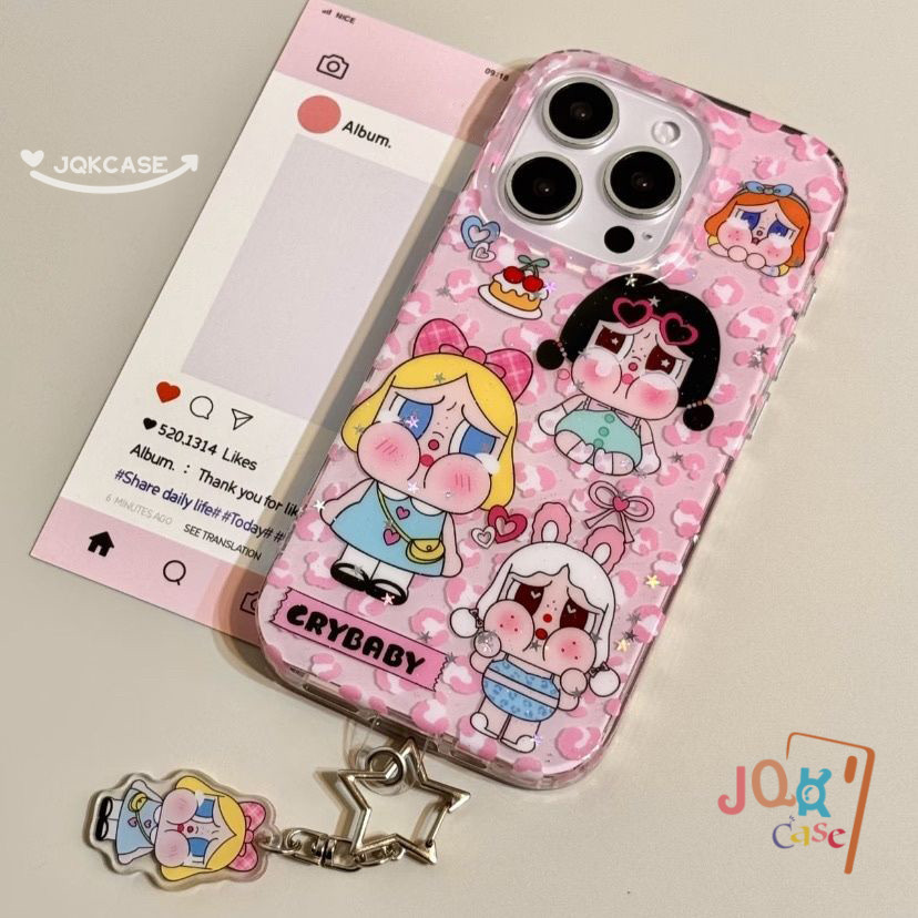 เคสลายเด็กร้องไห้ (Crybaby) | สำหรับ IPhone 15 17promax 12pro 16 xr 8 plus xsmax 13 x 7 se2020 14plus 11