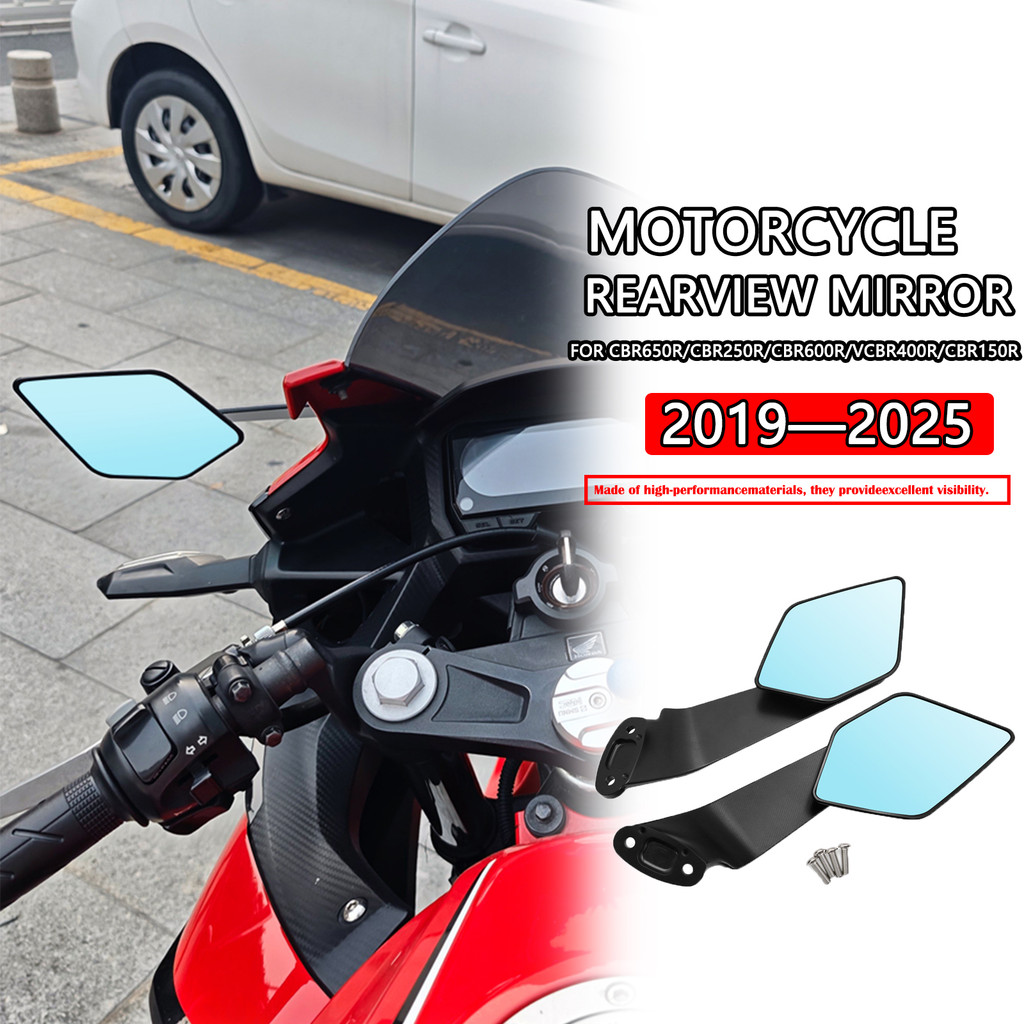 สําหรับ Honda CBR150R cbr150r 2018-2025 กระจกมองหลังรถจักรยานยนต์กระจกมองหลังกระจกที่มองไม่เห็นปีกคง