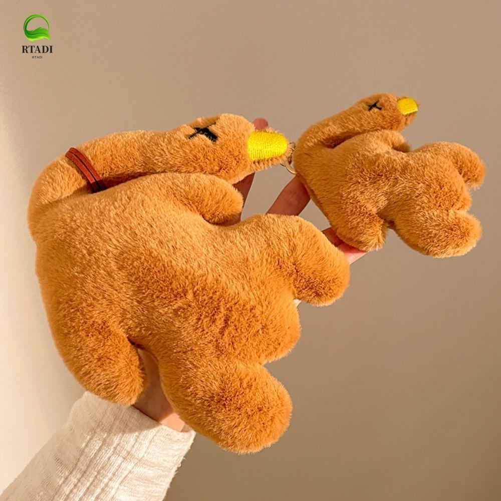 RTADI ห่านใหญ่กระเป๋าจี้,ตกแต่งสัตว์เป็ดย่างตุ๊กตาของเล่นพวงกุญแจ,สร้างสรรค์น่ารักสร้างสรรค์ Stuff เป็ดตุ๊กตาพวงกุญแจผู้หญิงสาว