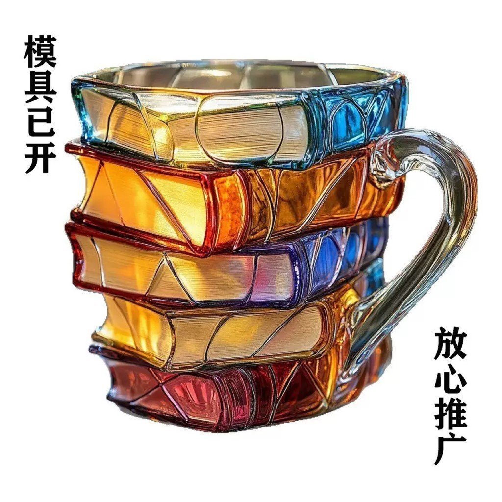 Gift Painting Cup book New Cross-Border Painting Mug book Art Coffee Cup Mug QSLU