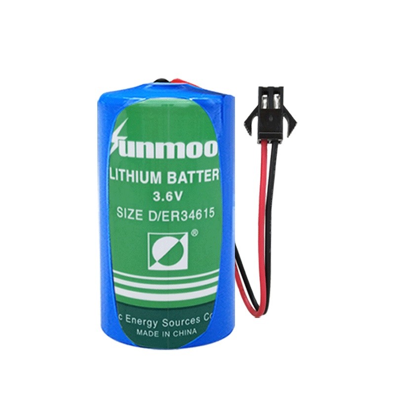 SUNMOON ER34615 3.6V 19000mAh D ขนาดแบตเตอรี่หลักสําหรับเครื่องวัดน้ําอัจฉริยะ Flowmeter GPS IoT อุป