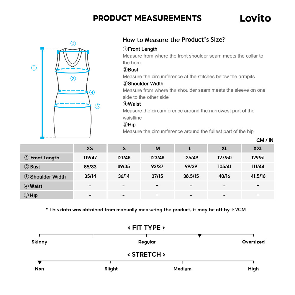 Lovito ชุดเดรสลําลอง ระบายชายเสื้อชุดเดรสฤดูร้อน/ฤดูใบไม้ผลิสําหรับผู้หญิง LNE66494 ราคา ถูกที่สุด ดีลบีเคเค แกลเลอรีภาพที่ 7