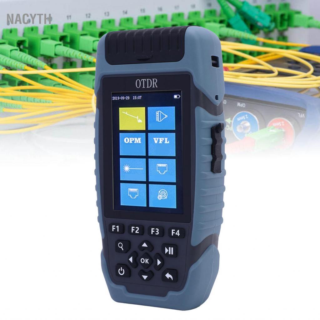 Nacyth เครื่องวัดการสะท้อนแสงโดเมนเวลาแบบออปติคอลใช้งานง่าย 1310nm OTDR เครื่องทดสอบไฟเบอร์ออปติกสำห