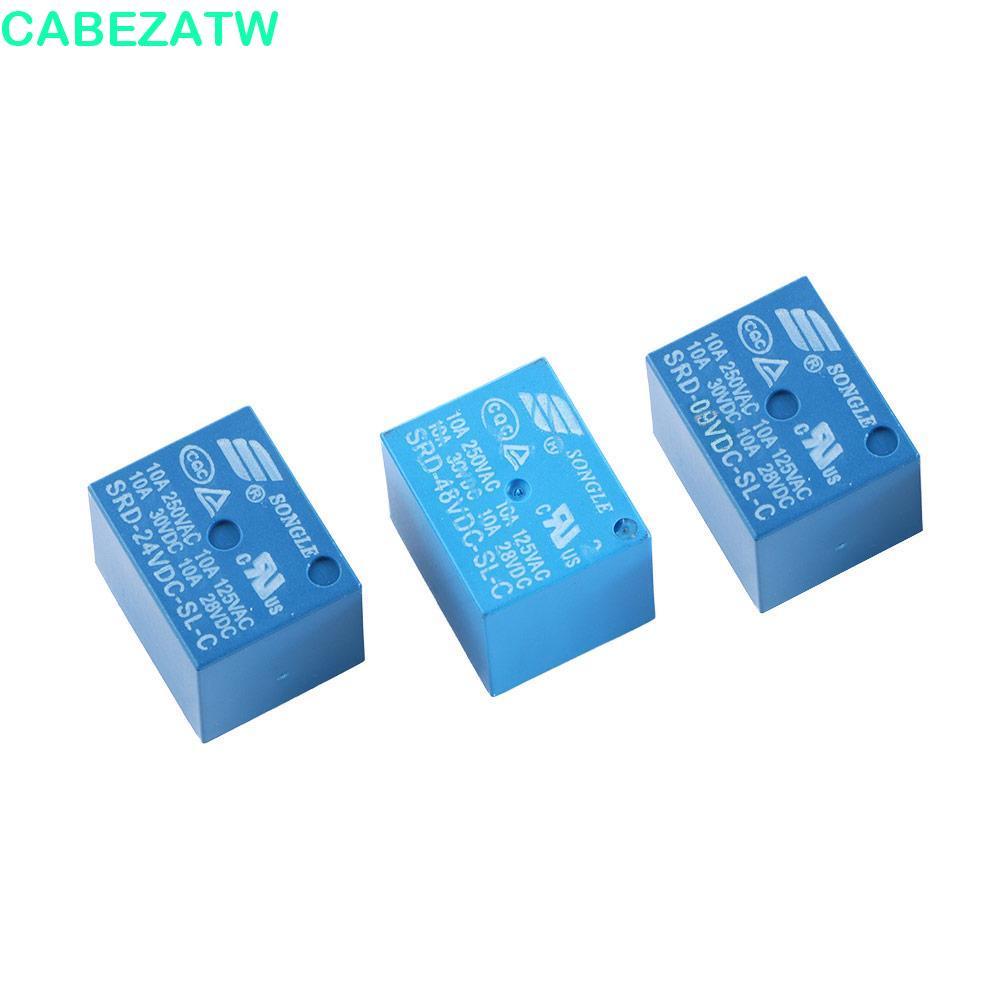 CABEZATW รีเลย์โมดูลปฏิบัติ Mini SRD-05VDC-SL-C SRD-06VDC-SL-C SRD-09VDC-SL-C SRD-12VDC-SL-C สมาร์ทอ