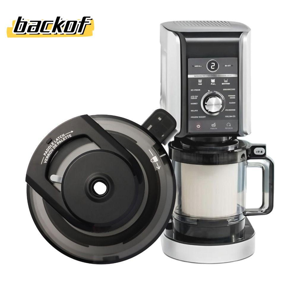 BACKOF ฝาครอบชามด้านนอก, เปลี่ยนน้ําสําหรับฝา Creami Deluxe, PC พรีเมี่ยม BPA ฟรีอะไหล่เครื่องทําไอศ
