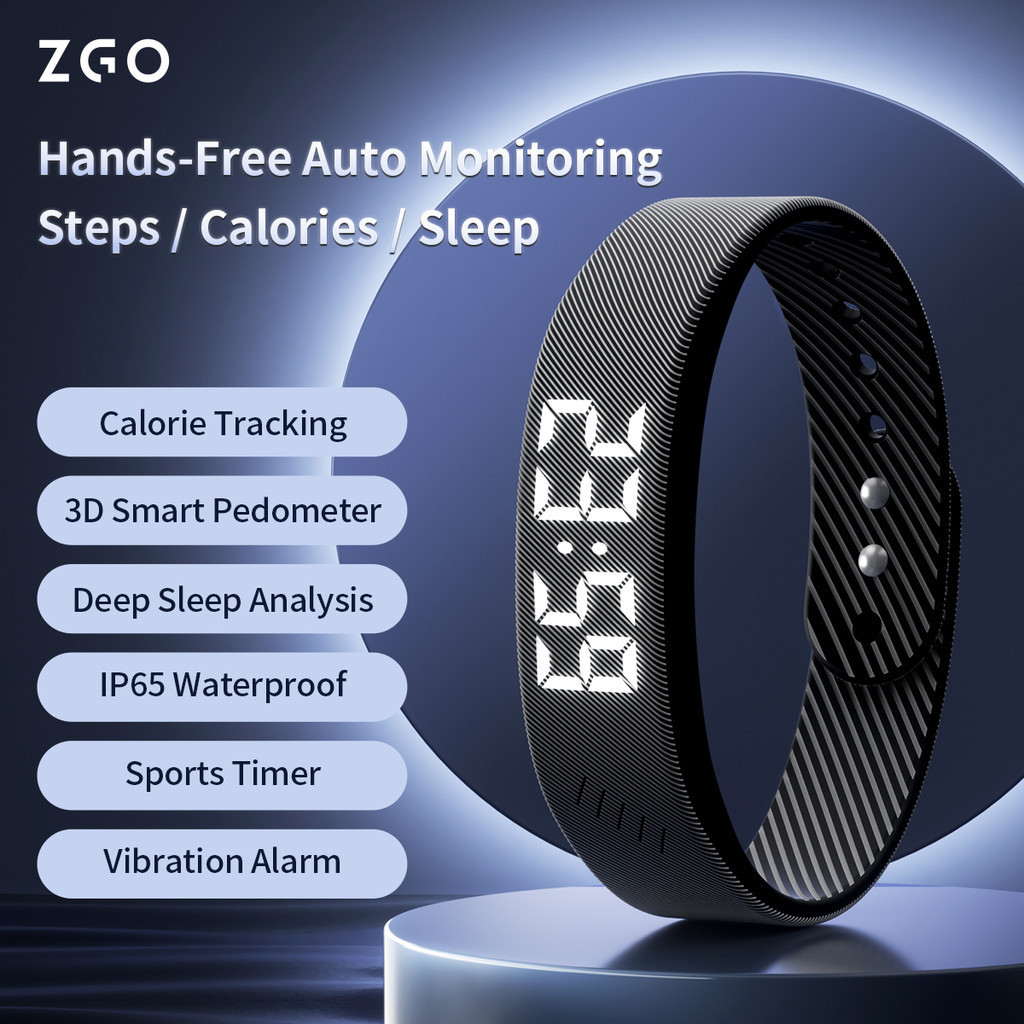 ZGO สมาร์ทวอทช์ติดตามสุขภาพกันน้ํา IP67 กีฬาฟิตเนสมัลติฟังก์ชั่นแฟชั่น Unisex 660X