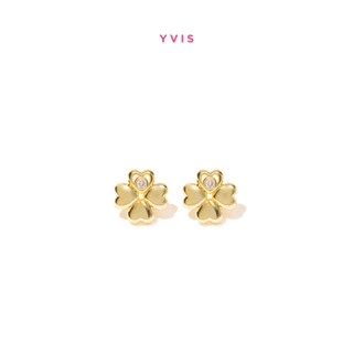 YVIS Hope Stud Brass Earring - Lucky Charm Collection