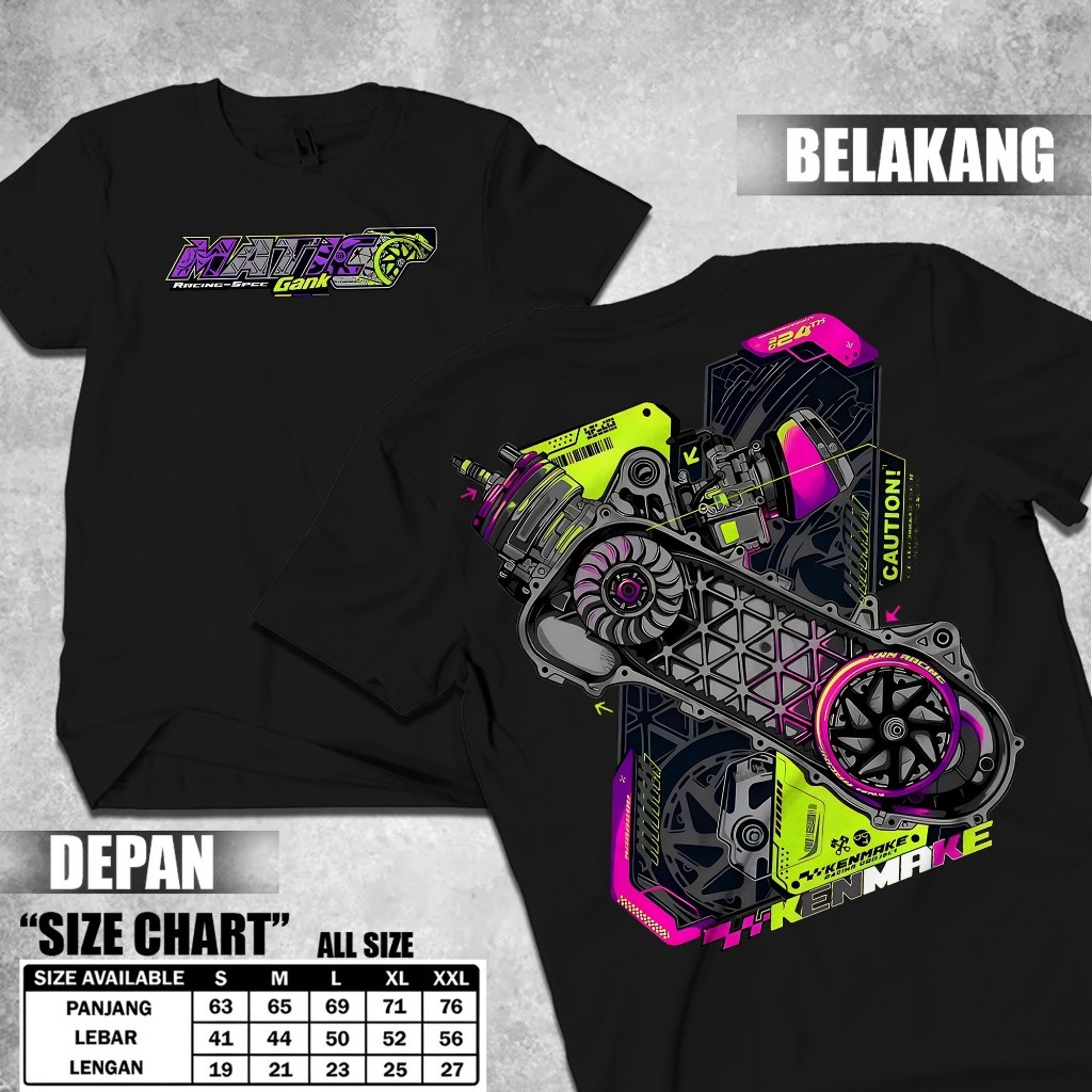 MATIC KENMAKE Distro เสื้อยืด 5tp racing ดีไซน์ใหม่ล่าสุด TP5