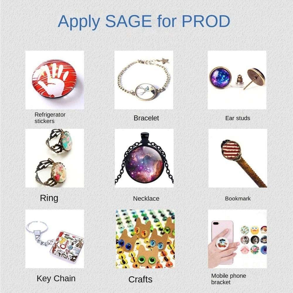 ไข่มุก 20ชิ้น/10คู่หุ่นคริสตัลตา,คริสตัลพลาสติกตางานฝีมือตา,6มิลลิเมตร-20มิลลิเมตรหมีสัตว์อุปกรณ์ ทําเอง ตุ๊กตาอุ - รูปที่ 7