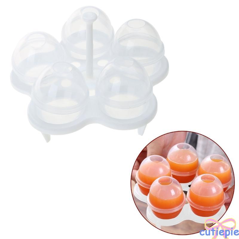 Cutie Hard Boil Eggs Without for Shell Egg Poacher Cups Non-stick Egg Dividers Molds 5