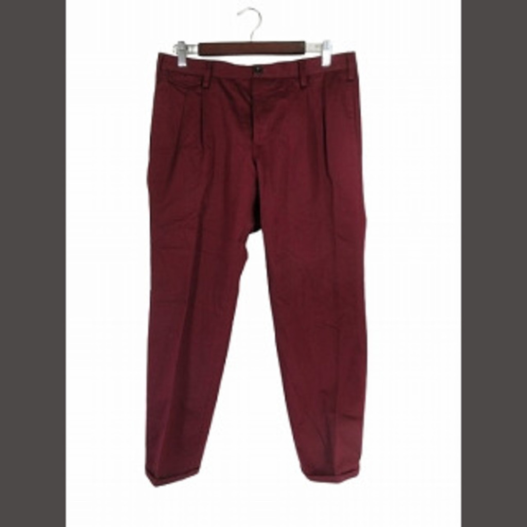 PT01 Charm Pants Slacks Bordeaux Direct from Japan Secondhand