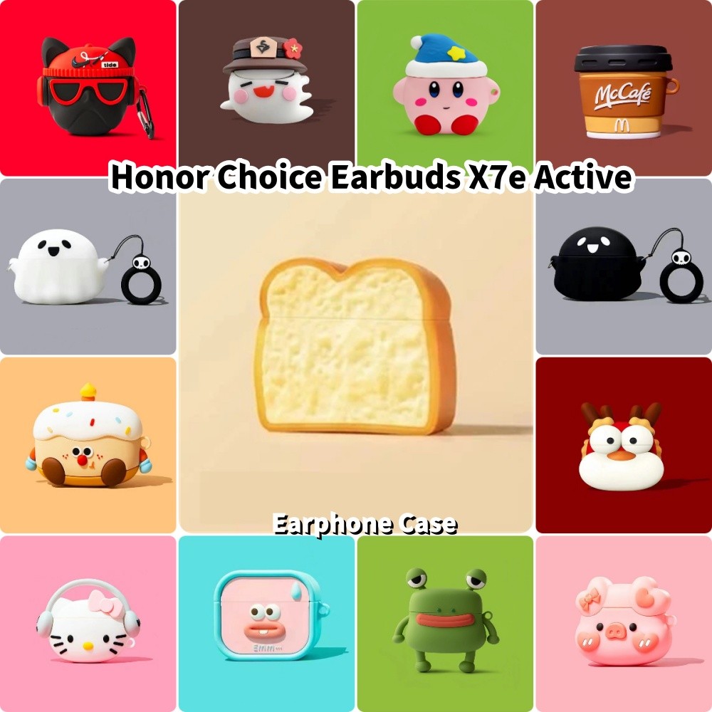 ส่วนลดสําหรับ Honor Choice Earbuds X7e Active Case Casing Soft Silicone Creative Cartoon Headphone C