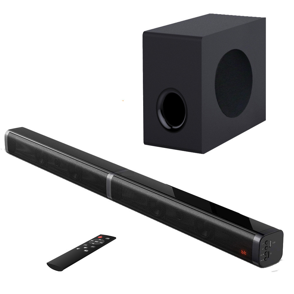 ลําโพงบลูทูธใหม่ Echo Wall Speaker TV Soundbar Soundbar TV โฮมเธียเตอร์ HDMI