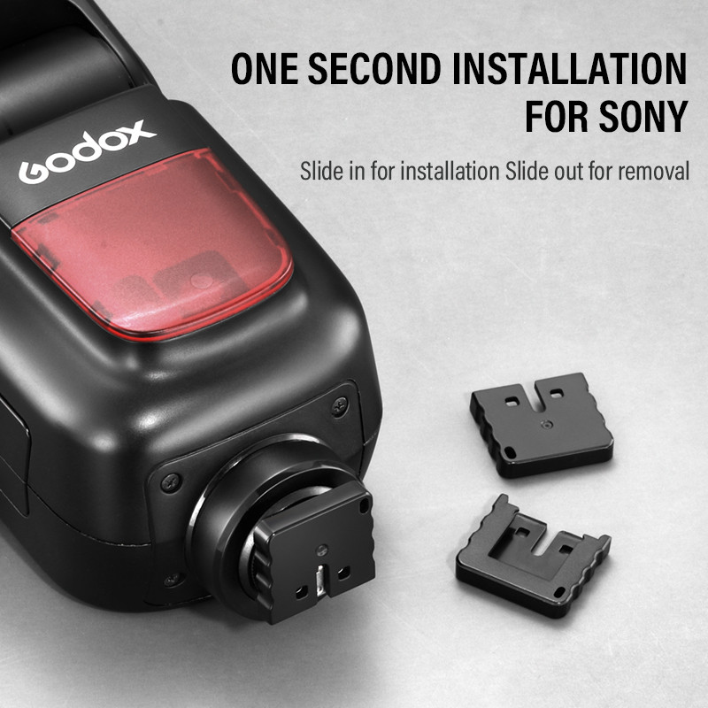 Soonpho Mini Flash Microphone  Hot Shoes Cover Suitable  for Godox V860 V860IIIS V1 X2T-S Sony Flash