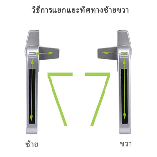 ลูกบิดประตูหน้าต่างอะลูมิเนียม ล็อคทรงเลขา 7 ลูกบิดหน้าต่างบานเปิด ลูกบิดหน้าต่างแบบเปิดบนแกนหมุน