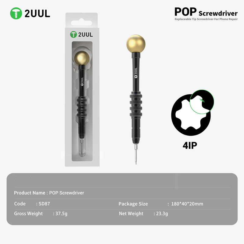 2UUL SD87 POP ไขควงความแม่นยําสูงเหมาะสําหรับ IP17 รูปที่ 4