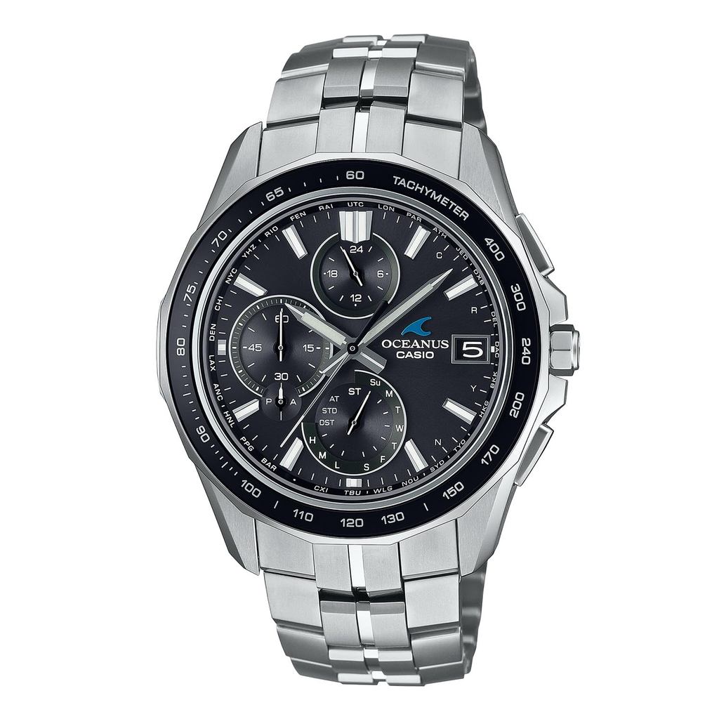 Casio Oceanus Manta Men's Bluetooth Solar Watch with Sapphire Glass