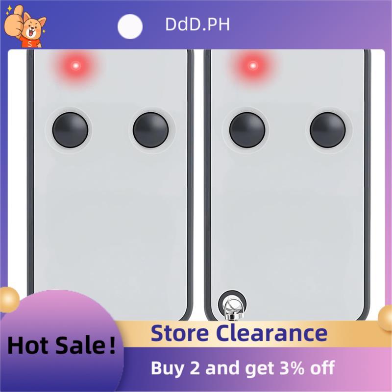 รีโมทคอนโทรลทดแทนสําหรับ E80 TX52R 2 ช่อง 433.92MHz- ชุด 2 Mhz สําหรับ Gate และโรงรถ