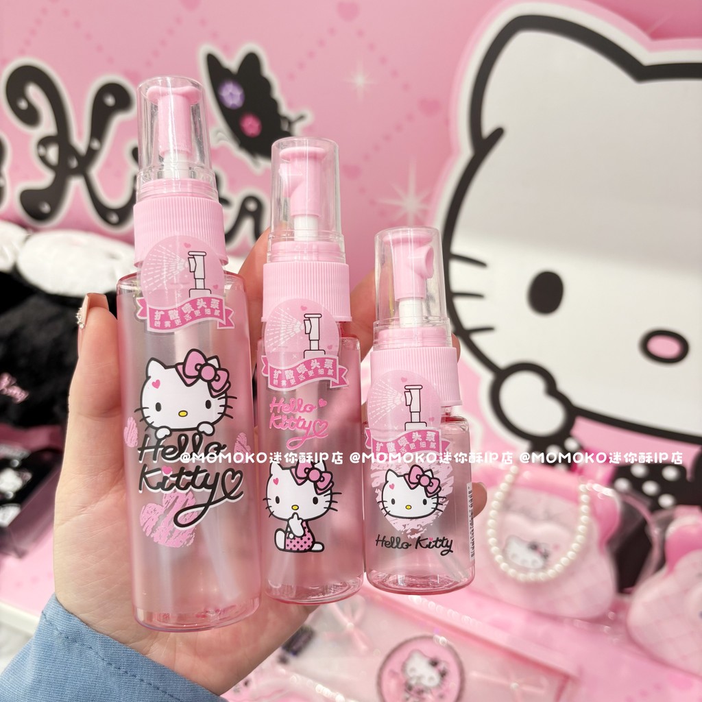 Miniso hellokitty Spray Bottle Portable Travel Sub-bottling Hello Kitty Spray Bottle