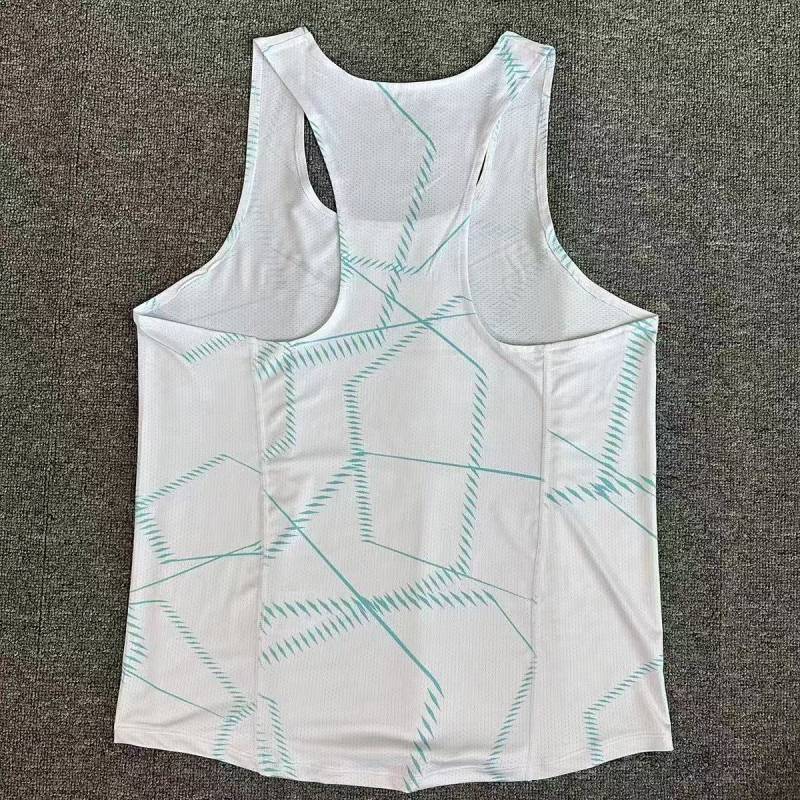 Track and Field New Vest Men and Women Training Physical Examination Marathon Sports Racing Suit Qui
