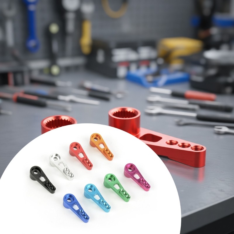 DE Robust 25T Metal Servo Arm Performances Arm สําหรับการจัดการรถยนต์ที่เหนือกว่า
