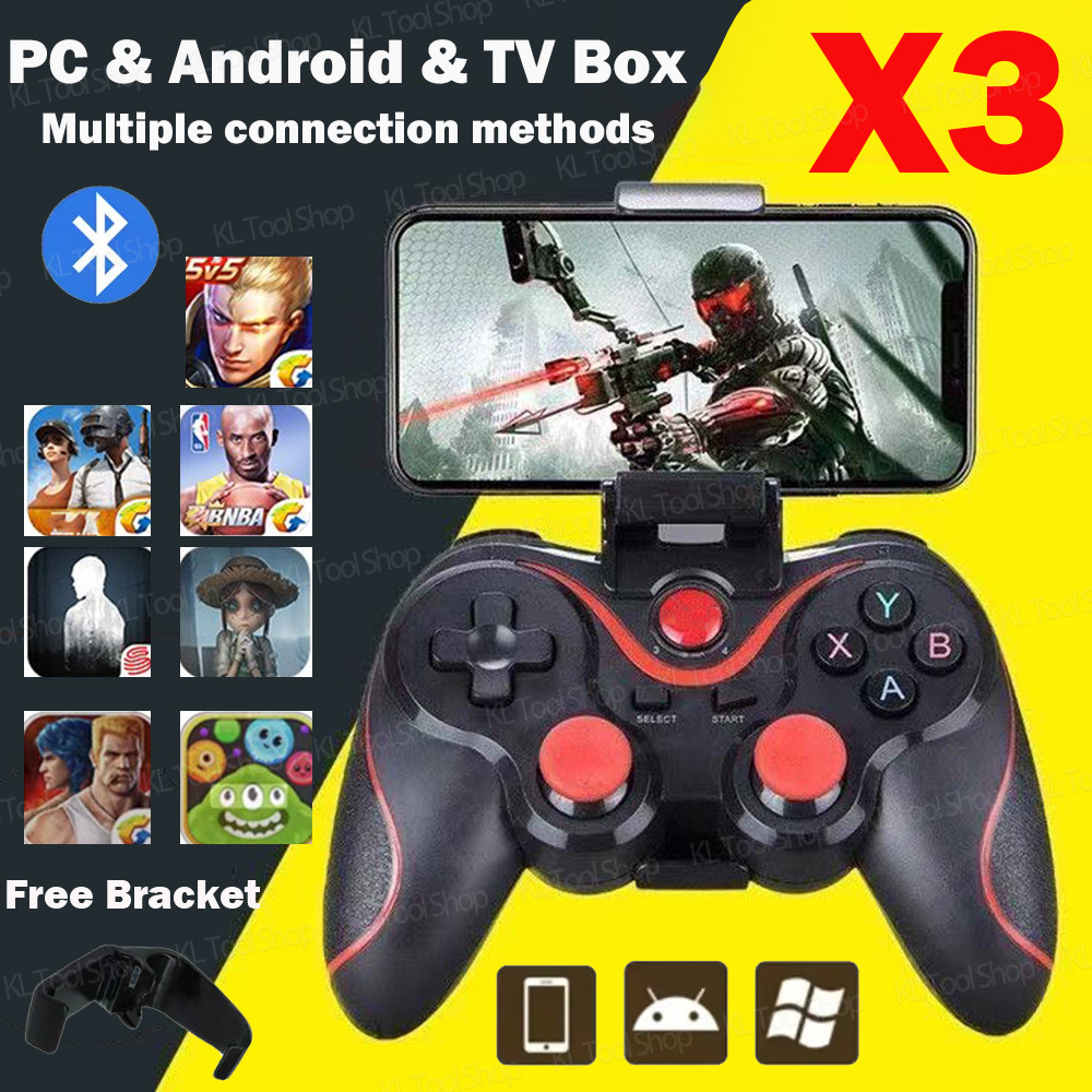 ส่งจากไทย จอยสติ๊กสําหรับ Android X3 จอยสติ๊กเกม จอยสติ๊กมือถือ จอยสติ๊กพกพา จอยสติ๊กบลูทูธ จอยสติ๊ก