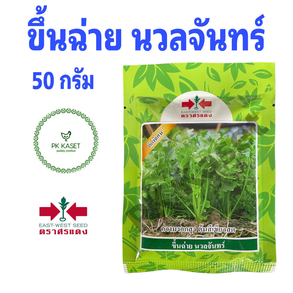 เมล็ดขึ้นฉ่าย นวลจันทร์ 50 g ตราศรแดง