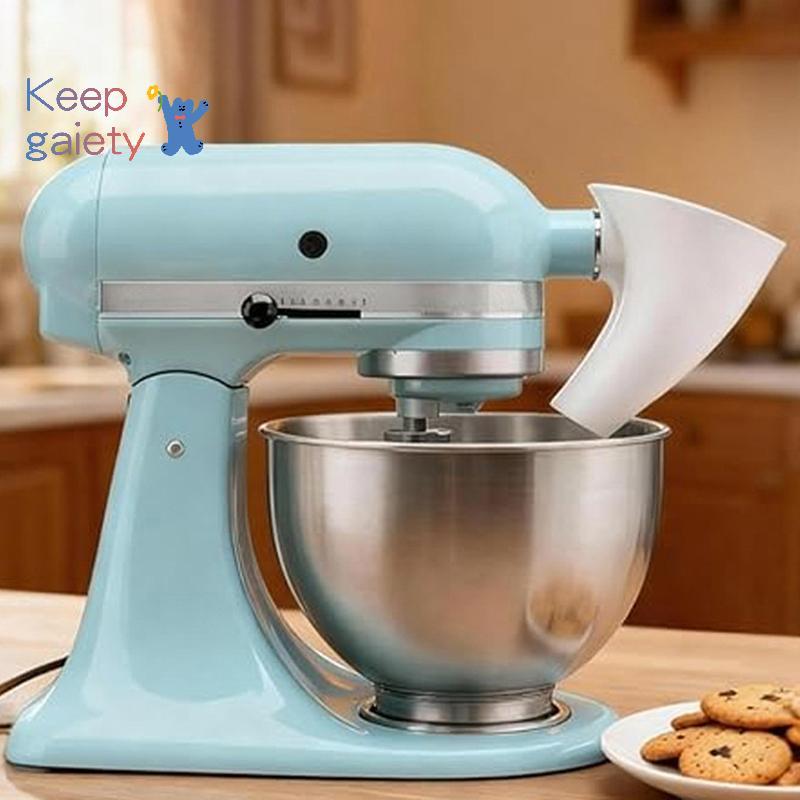 [Kpt-t] ห้องครัว Aid Artisan Mixer ช่องทางแป้ง,เหมาะสําหรับ KSM150 ABS สิ่งที่แนบมาเพื่อป้องกันน้ําล