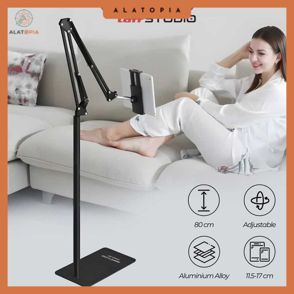 TaffiSTUDIO ที่วางแท็บเล็ต iPad สมาร์ทโฟน Lazypod 134 ซม. - DONGC-001