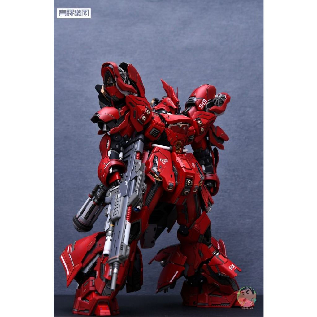 (🔵PRE-ORDER)Yujiao Land MG 1/100 SAZABI Ver. Ka 2.0 เรซิ่นโรงรถชุดส่วนประกอบชุดติดตั้งเพิ่ม