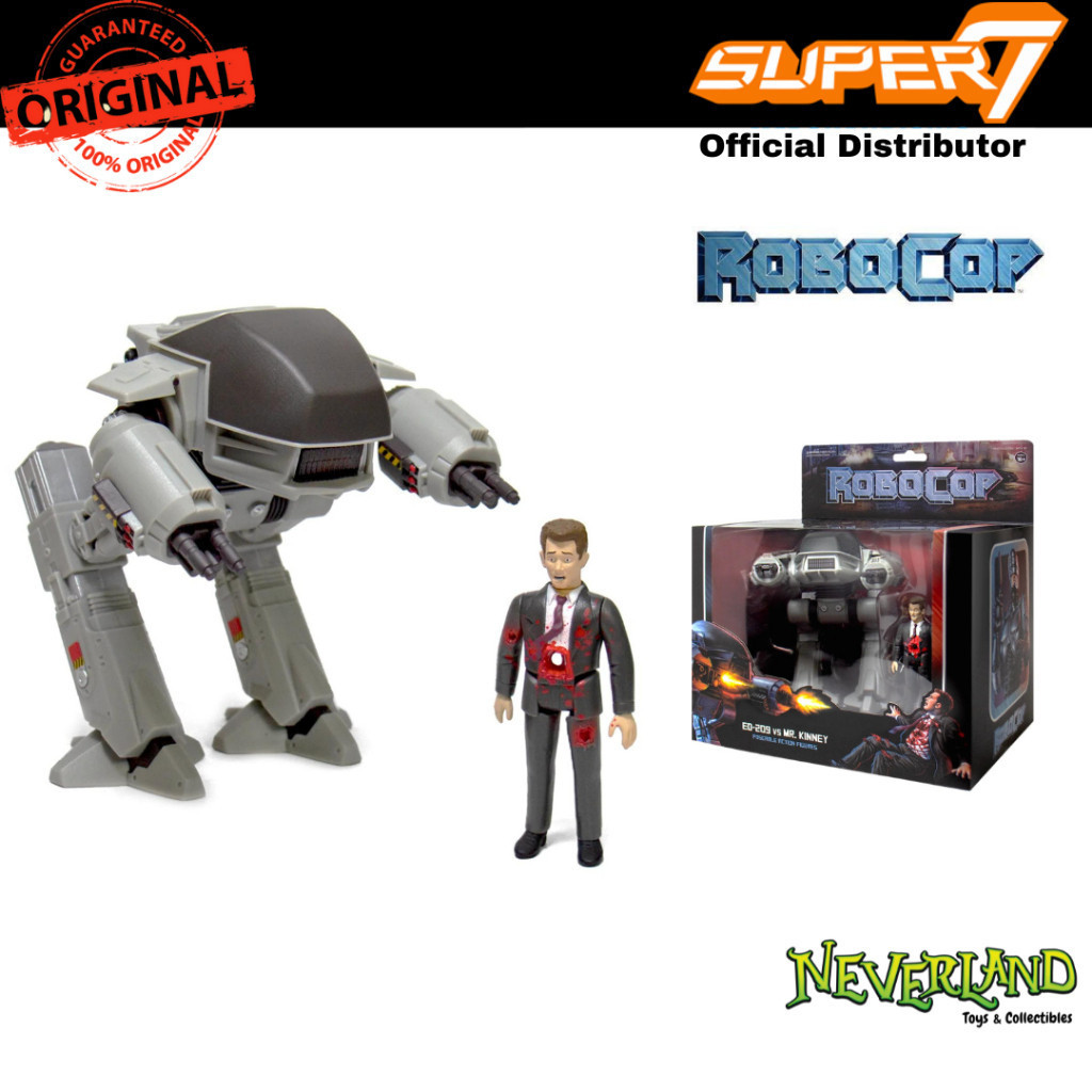 (🔵PRE-ORDER)Super7 RoboCop ED-209 and Mr. Kinney Reaction Figure 2-Pack