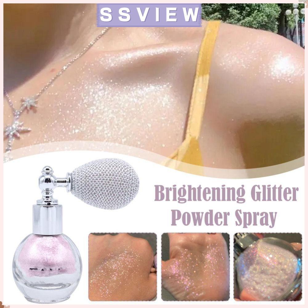 STILLSAVIEW High Gloss Glitter Spray Fine Shimmer Air Bag Shiny Powder Brightening Fragrance-Infused
