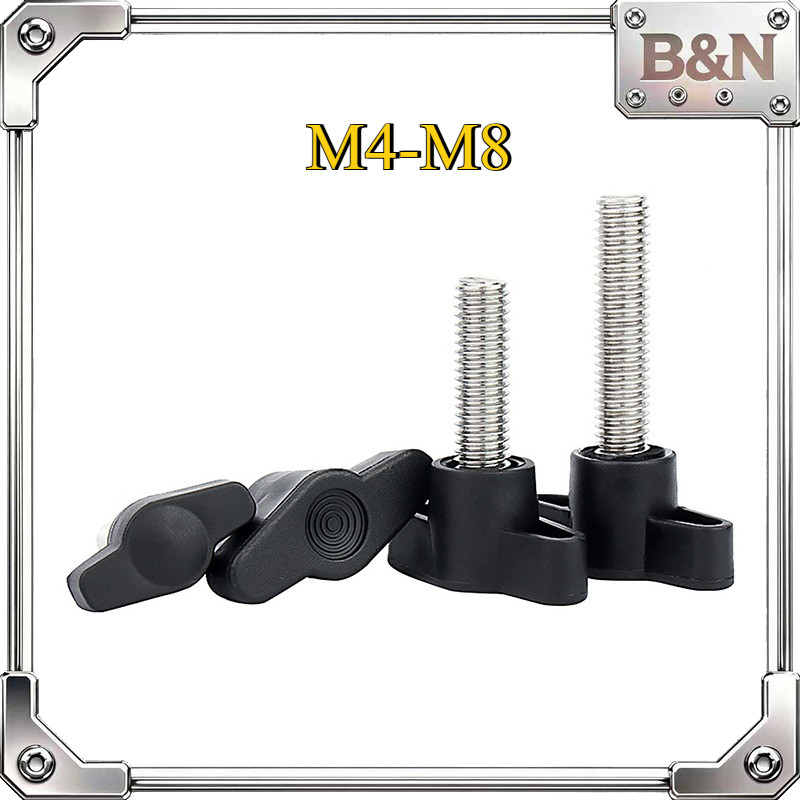 สกรูมือรูปตัว Z สแตนเลส 304/สกรูมะนาวมือ/สกรูหัวพลาสติก M4/M5/M6/M8B&N