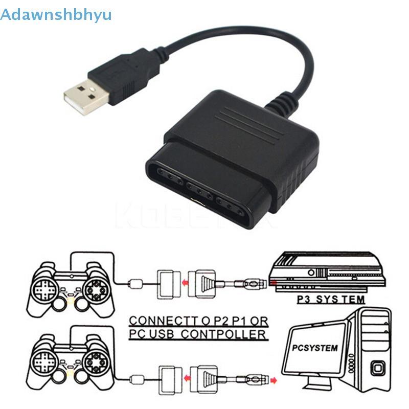 Adhyu USB Controller อะแดปเตอร์แปลงสายเคเบิลสําหรับ PlayStation PS2 ถึง PS3 PCPS2 ถึง PS3 PC TH