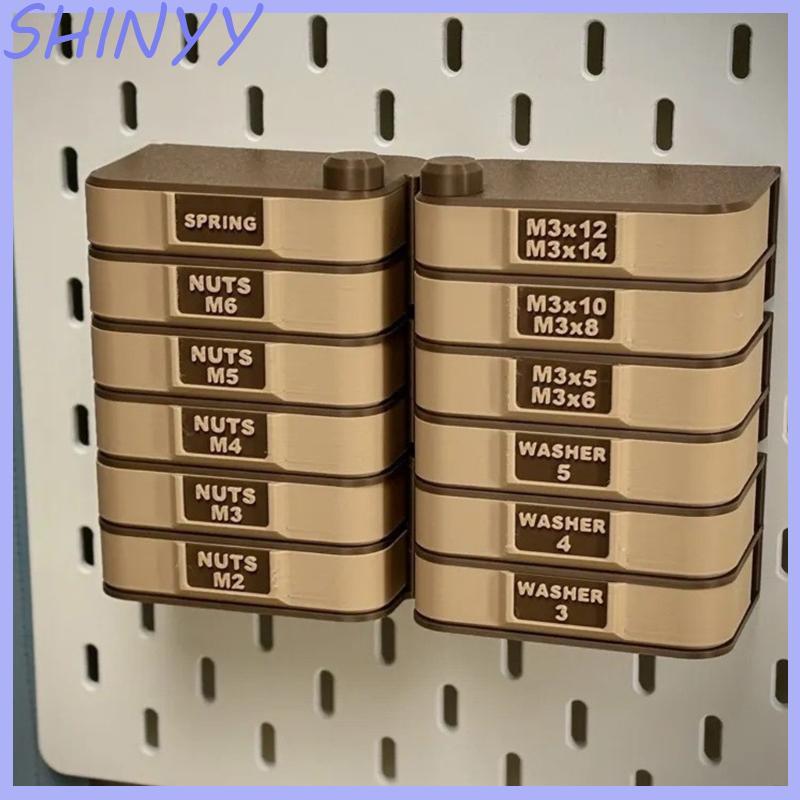 SHI Stylish Stackable Storage Tower Organizers Featuring 3D พิมพ์ออกแบบรีไซเคิล PET สําหรับ Home หรื