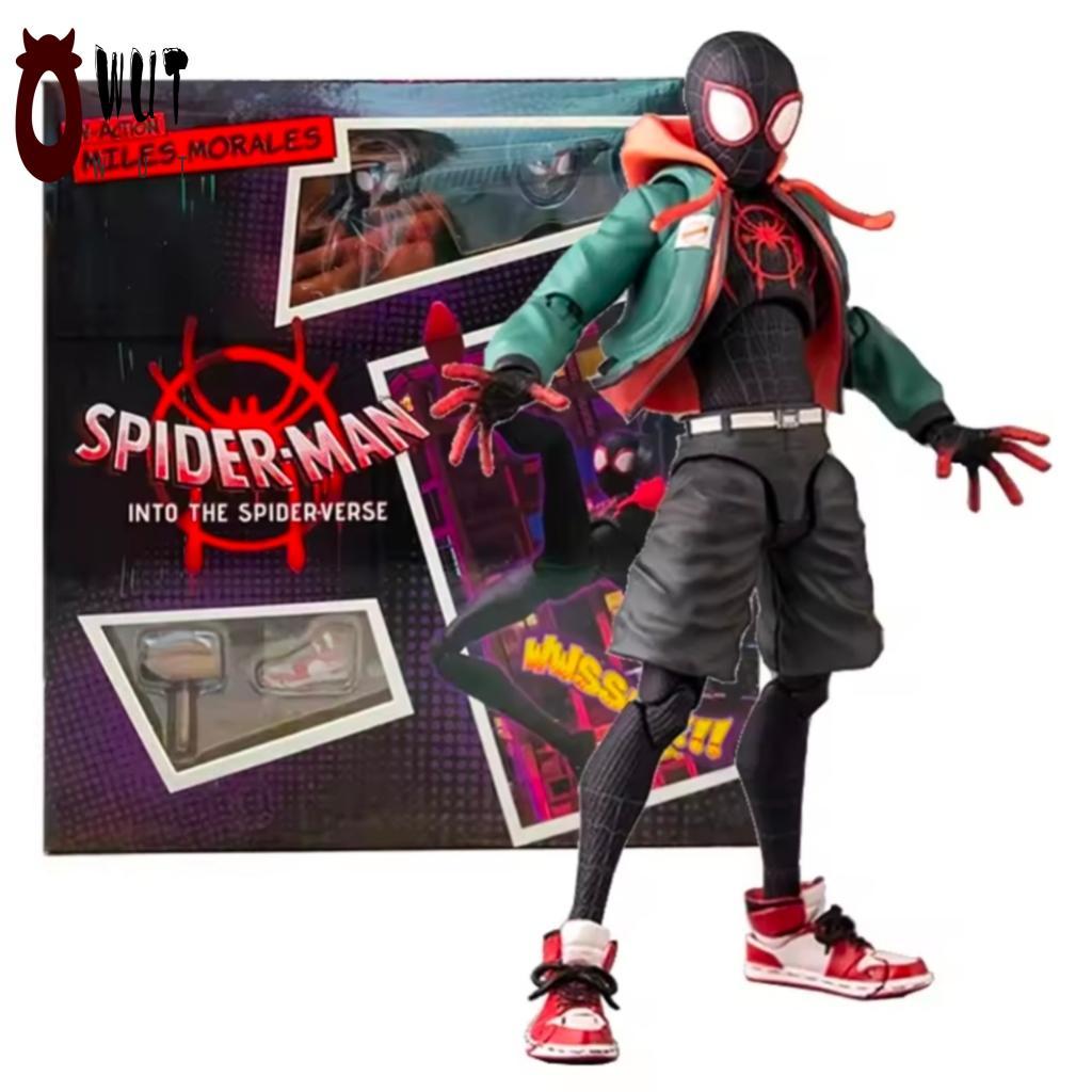 Marvel Spider-Man Miles Morales PVC Action Figure - SHFiguarts ของเล่นสําหรับเด็กผู้ชาย