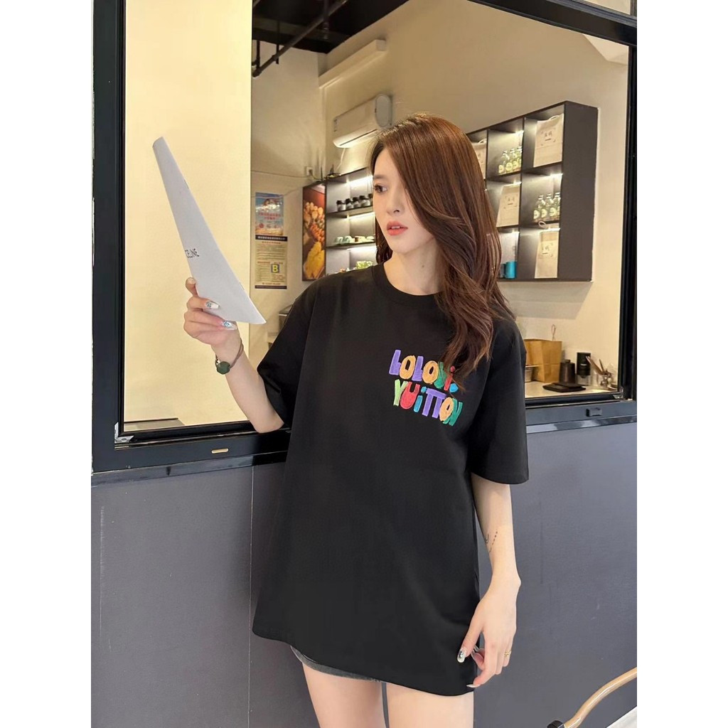 LO% UIS VU & ITTON/L @ V2026 Star คลาสสิกรอบคอแขนสั้นเสื้อยืดผู้ชายผู้หญิงสไตล์ Bottoming เสื้อ Simp