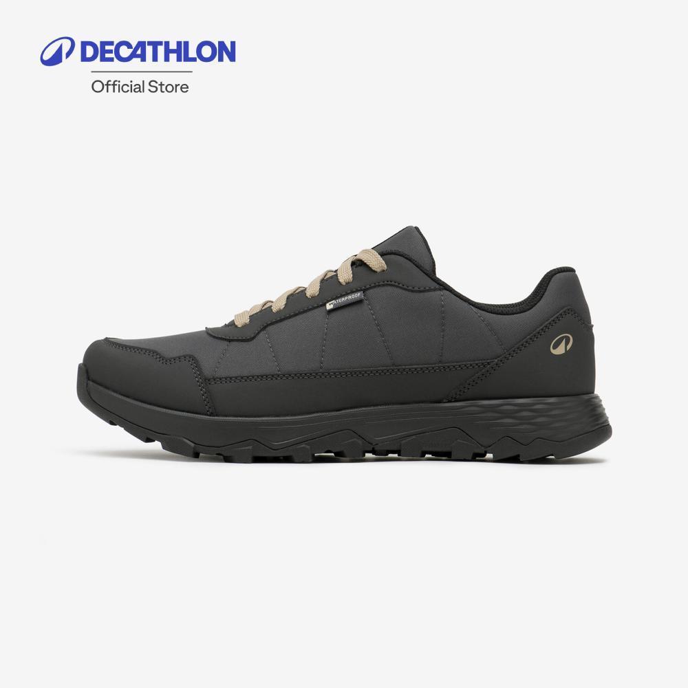 Decathlon Men’S Waterproof Hiking Boots รองเท้าเดินป่ากันน้ำสำหรับผู้ชาย รุ่น Nh100 Wp - Dark Grey