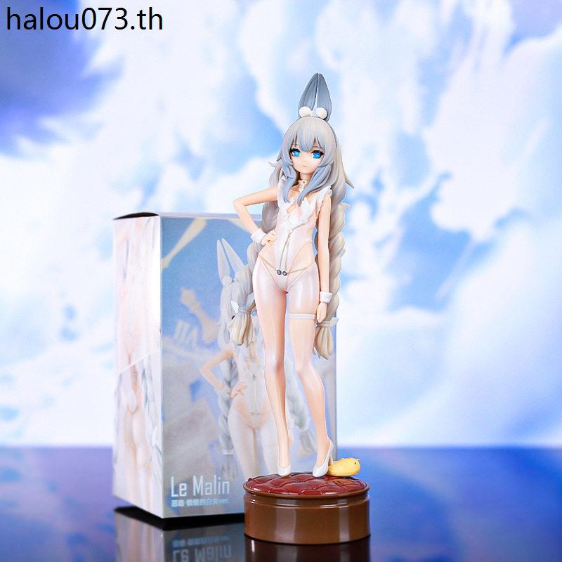 Azur Lazy White Rabbit Venom สองมิติกระต่ายสาวสาวสวย Hand-Made อะนิเมะรุ่นแชสซีเครื่องประดับ
