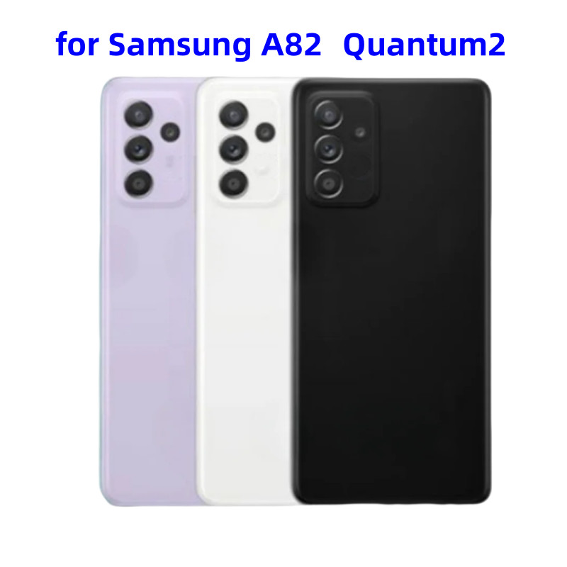 SAMSUNG ฝาหลังแบตเตอรี่สําหรับSamsung Galaxy Quantum2 A82 5G SM-A826Sปกหลังอะไหล่ซ่อมประตูแบตเตอรี่ป