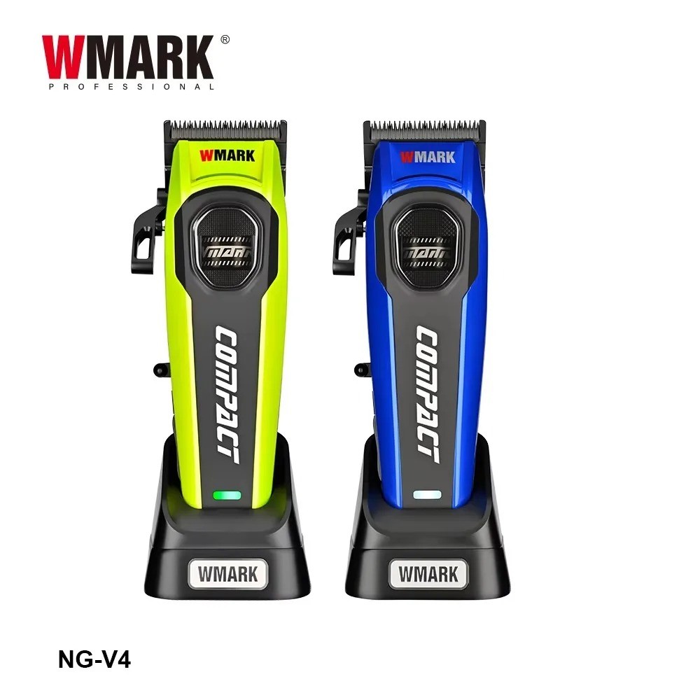 WMARK NG-V4 Professional ด้านนอกโรเตอร์มอเตอร์ไร้แปรงผม Clipper ขนาดกะทัดรัด 8000RPM Trimmer สําหรับชาย