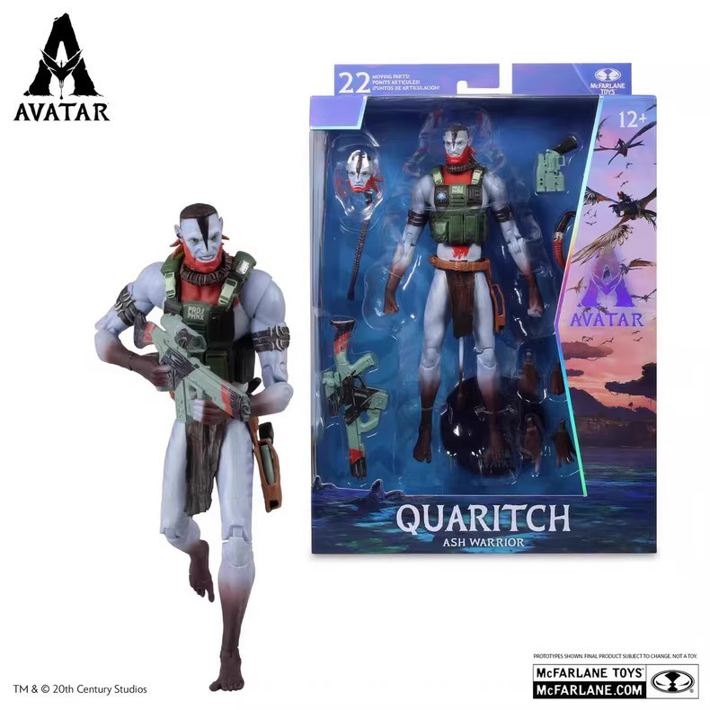 McFarlane Avatar 3: Ashes of Flames Collonel Quachis Ash Clan Clan Costume Action Figure