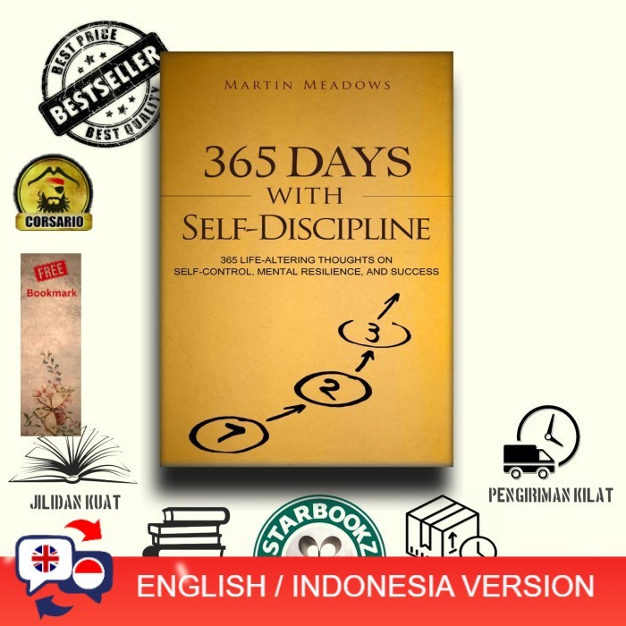 CS สินค้าคัดสรร | En/Id-365 วันมีวินัยในตนเองโดย Martin Meadows