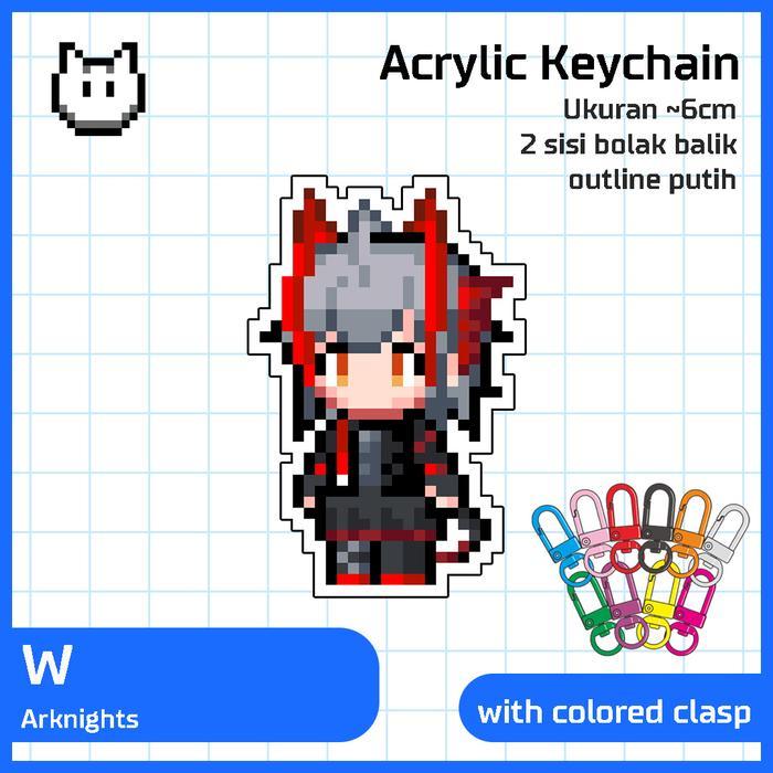 พวงกุญแจ Gantungan Kunci Arknights - W