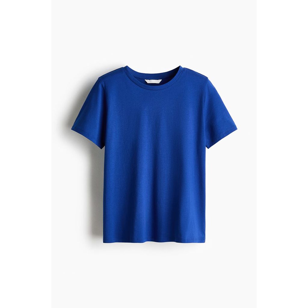 H&M(เอชแอนด์เอ็ม) เสื้อยืดคอตตอน ผู้หญิง 1270848_9 ราคา ถูกที่สุด ดีลบีเคเค แกลเลอรีภาพที่ 7
