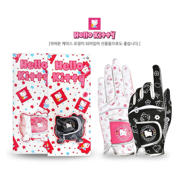 KT Cat Ladies GOLF Gloves Fashion Anti-Slip Anti-Sun GOLF Gloves GOLF GLOVE